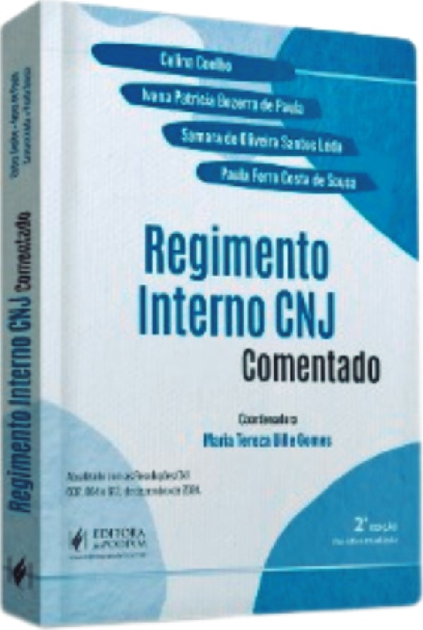Capa do livro Regimento Interno do CNJ Comentado